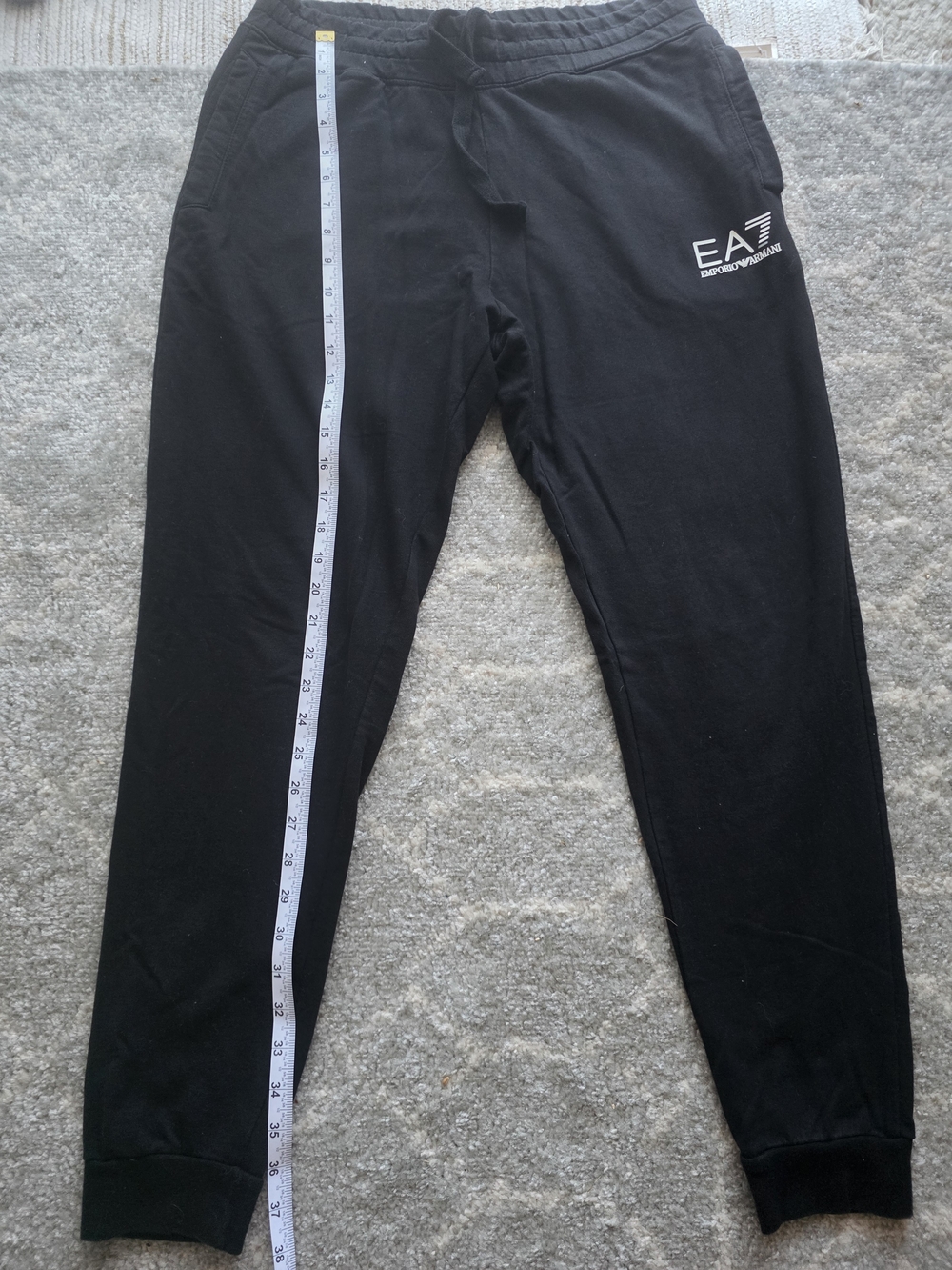 Emporio Armani EA7 Men's Black Jogger Pants - Picture 6 of 13